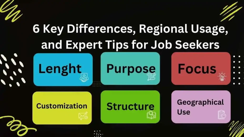 Resume vs CV 6 Key Differences for the Job Seekers to Understand Easily