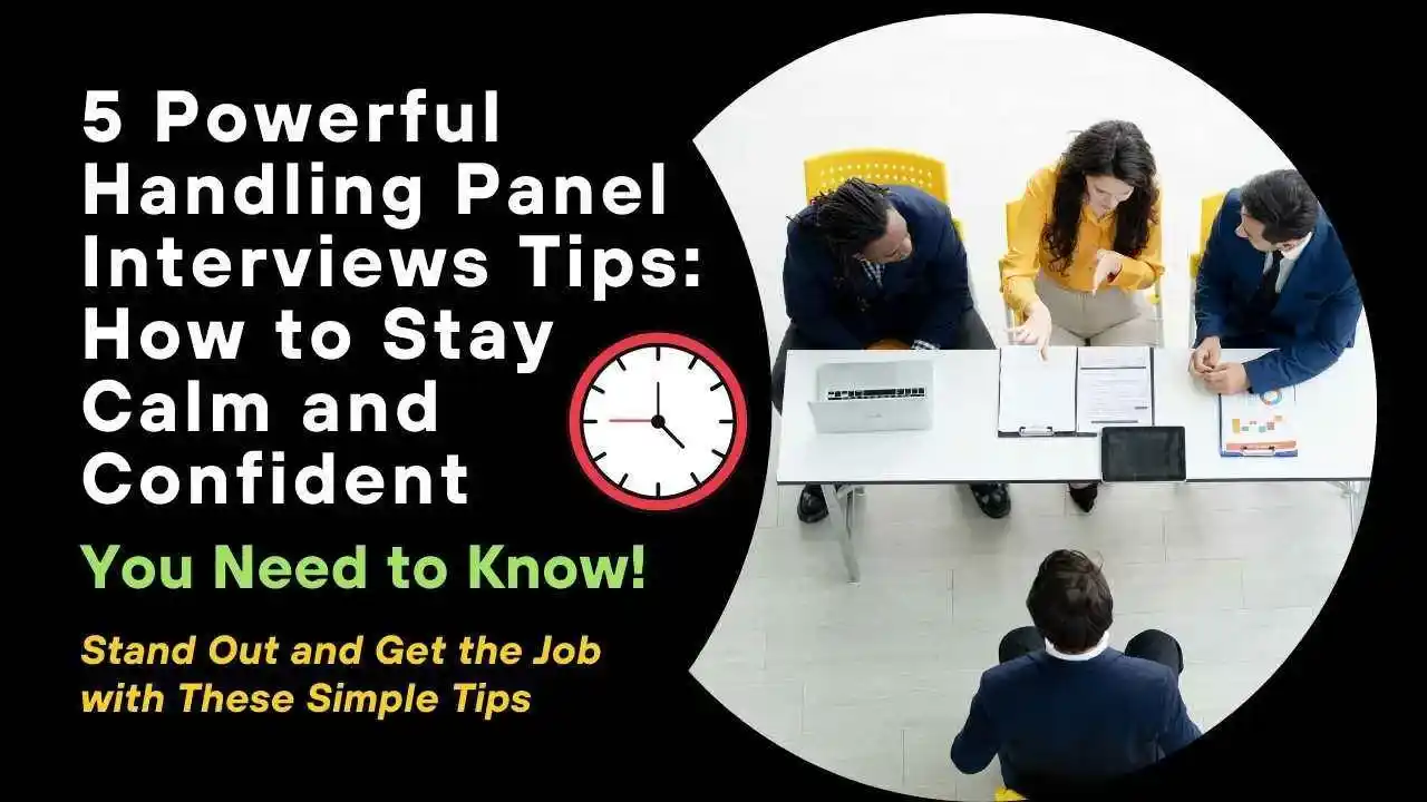 5 Powerful Handling Panel Interviews Tips How to Stay Calm and Confident