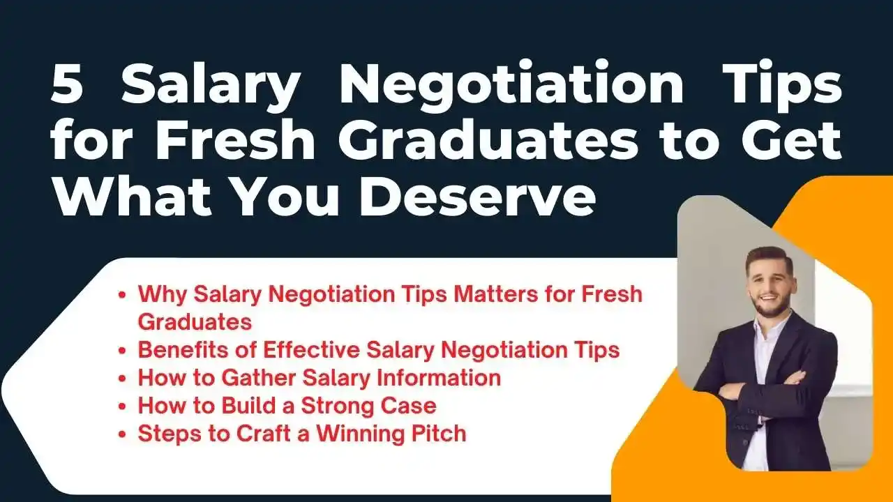 5 Salary Negotiation Tips for Fresh Graduates to Get What You Deserve