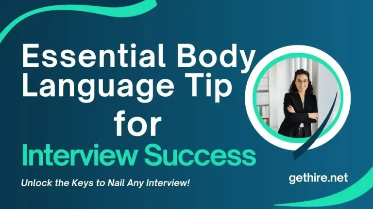 8 Essential Body Language Tips for Interview Success Ace Your Next Interview